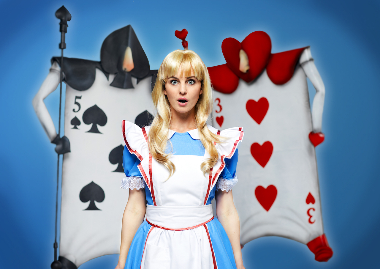 Alice with cards ALICE IN WONDERLAND (c) Kayzar - IP Publicity